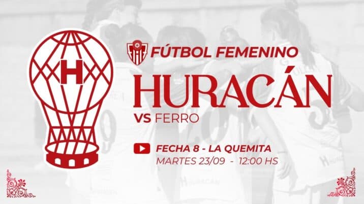 Fútbol Femenino: Huracán vs Ferro
