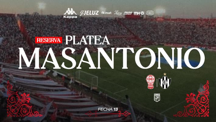 Reservas para la platea Masantonio ante Central Córdoba