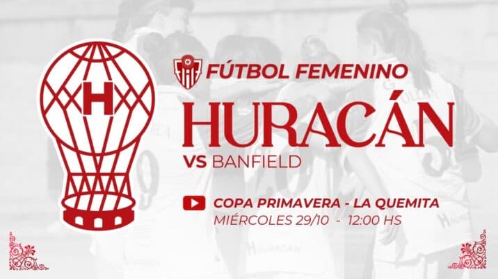 Fútbol Femenino: Huracán vs Banfield