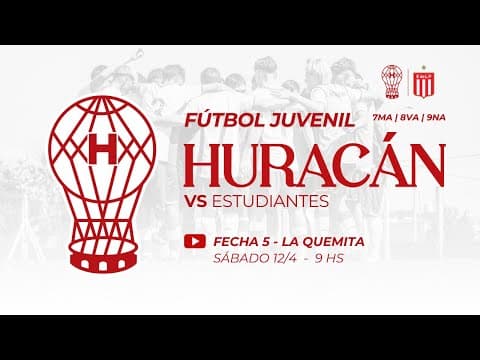 Juveniles: Huracán vs Estudiantes
