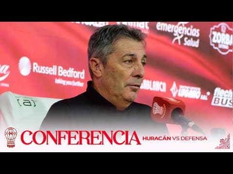 Conferencia de Prensa vs Defensa y Justicia