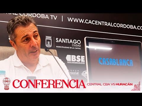 Conferencia de Prensa vs Central Córdoba
