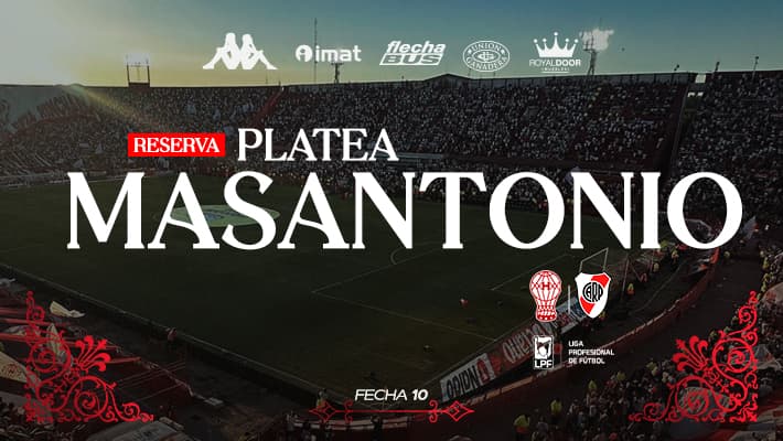 Reservas de la platea Masantonio ante River